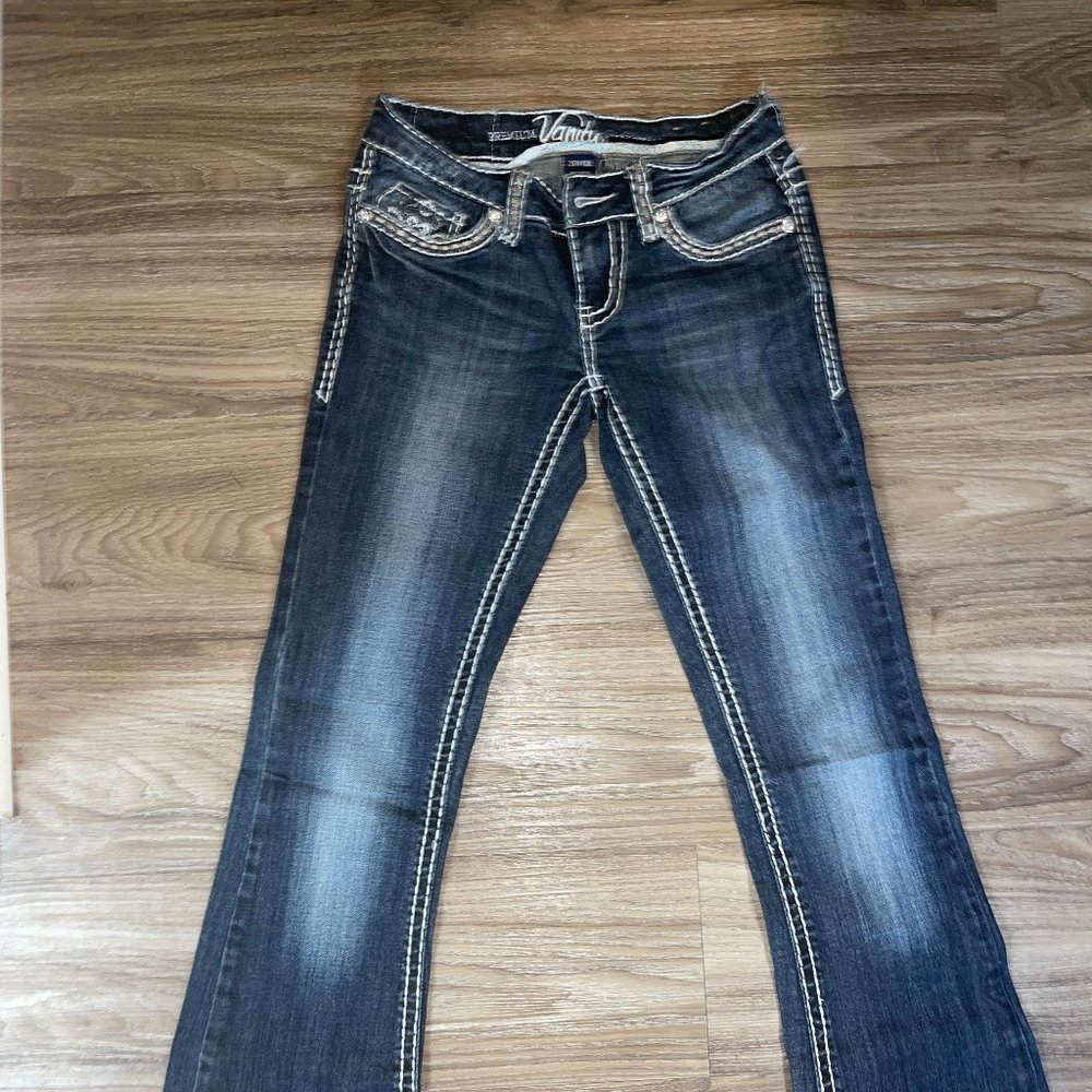 Vanity Premium Collection Embellished Skinny Capri